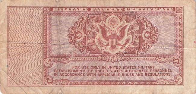 USA MPC Series 472 p.M16 10 Cents 1948 F